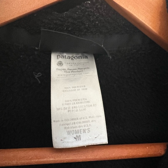 Patagonia Black Fleece Full Zip Medium - Picture 5 of 14